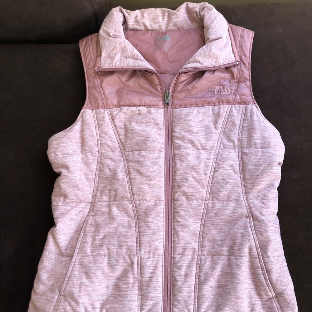 North Face Quilted Vest- Dusty Rose Pink